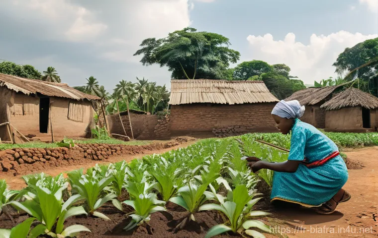 비아프라 전쟁 당시 주요 전략 - **Image Prompt: Humanitarian Airlift under Moonlight**
    A wide shot of a vintage cargo plane (e.g...